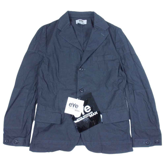 JUNYA WATANABE COMME des GARCONS MAN ジュンヤワタナベコムデギャルソンマン 21SS WG-J922 eye 綿ナイロンオックス 製品染め JK ジャケット ブラック系 S【新古品】【未使用】【中古】