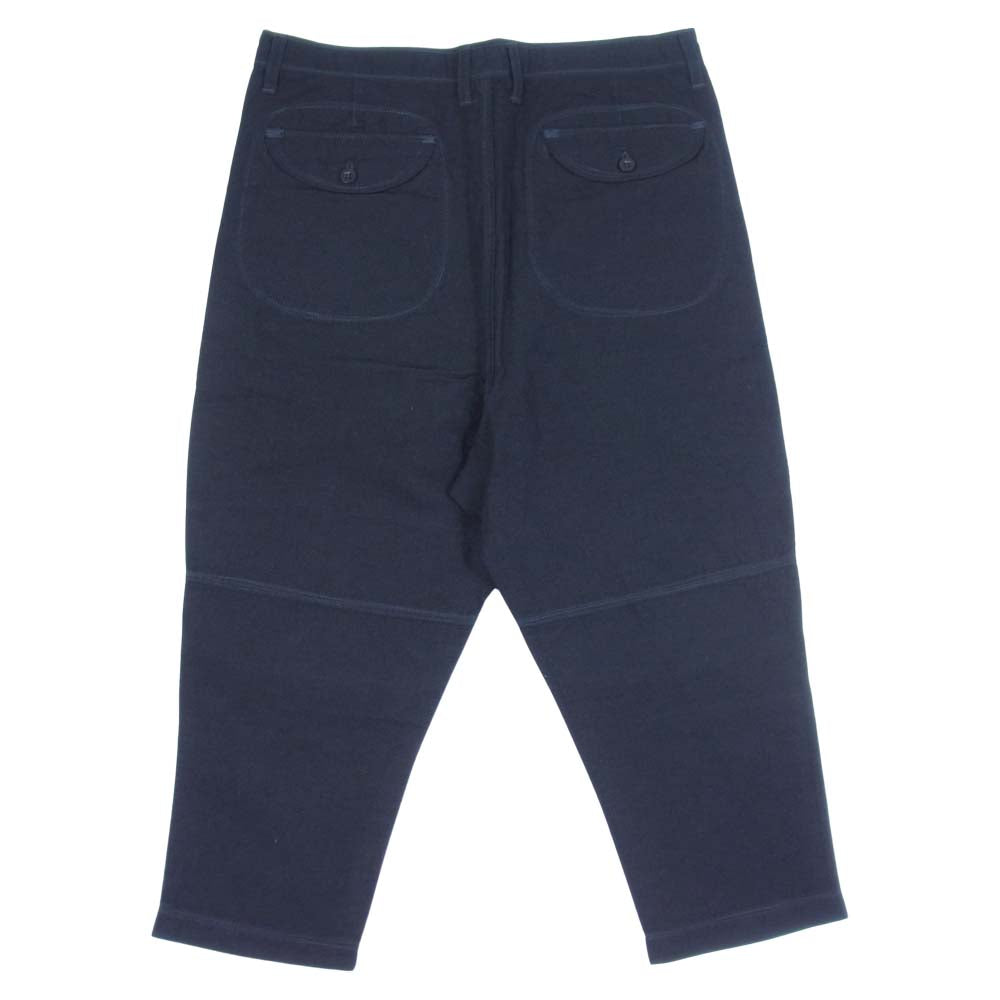 JUNYA WATANABE COMME des GARCONS MAN ジュンヤワタナベコムデギャルソンマン 21SS WG-P001 ナイロン綿 リネンポプリン 製品染め ステッチデザイン PT パンツ ブラック系 S【新古品】【未使用】【中古】