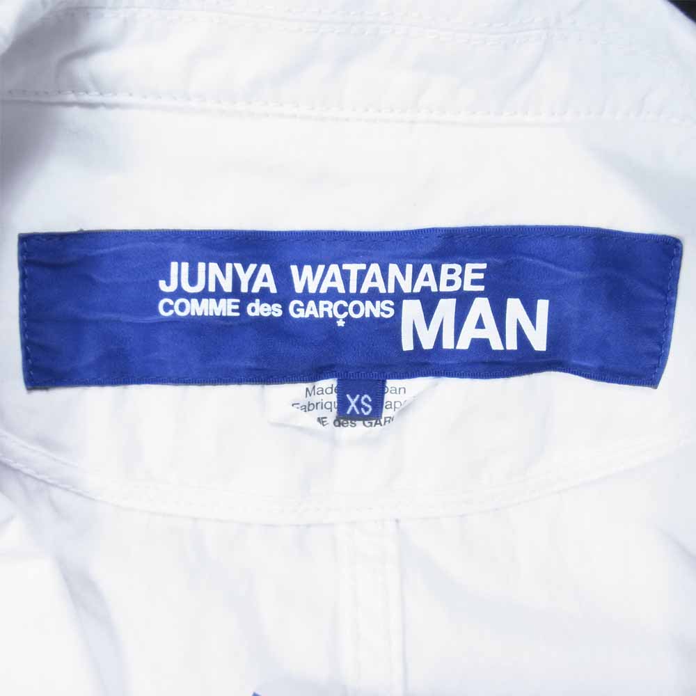 JUNYA WATANABE COMME des GARCONS MAN ジュンヤワタナベコムデギャルソンマン 21SS WG-J025 Printed jacket 綿ナイロンクロスプリント 製品染 ジャケット ホワイト系 XS【新古品】【未使用】【中古】