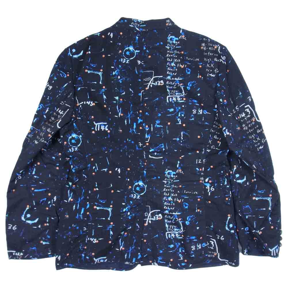 JUNYA WATANABE COMME des GARCONS MAN ジュンヤワタナベコムデギャルソンマン 21SS WG-J004 Best Before End ウールトロ プリントJK テーラード ジャケット ブラック系 S【新古品】【未使用】【中古】