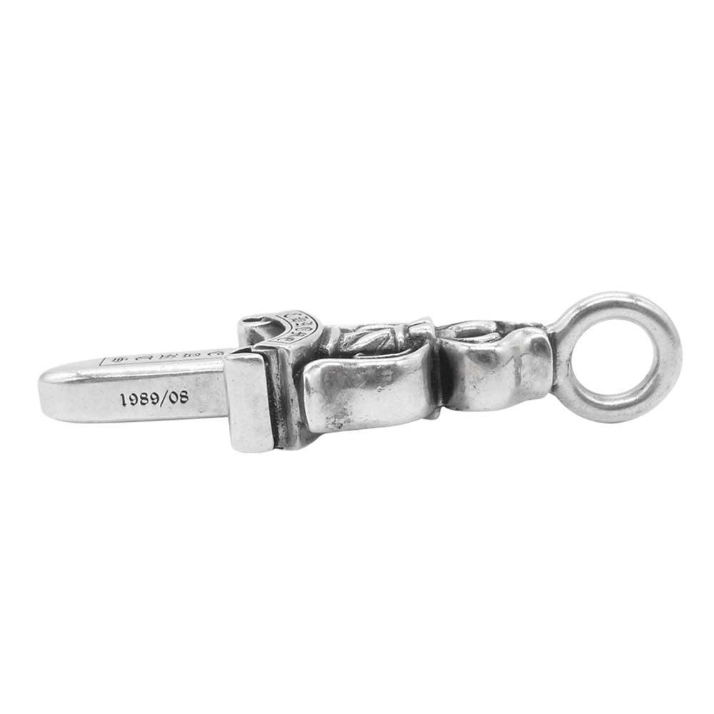CHROME HEARTS クロムハーツ（原本無） DOUBLE DAGGER ダブルダガー ペンダント ネックレス トップ シルバー系【中古】