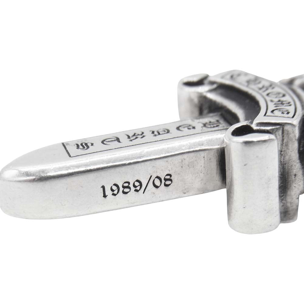 CHROME HEARTS クロムハーツ（原本無） DOUBLE DAGGER ダブルダガー ペンダント ネックレス トップ シルバー系【中古】