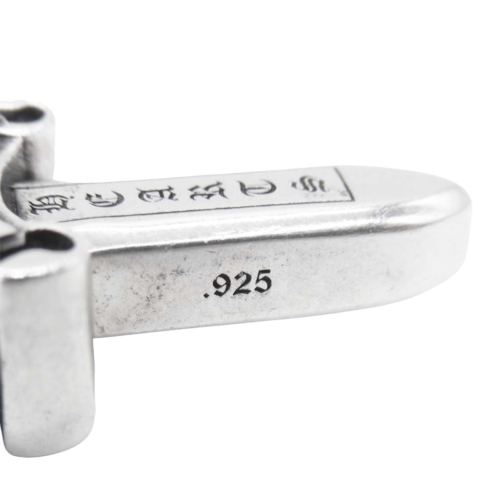 CHROME HEARTS クロムハーツ（原本無） DOUBLE DAGGER ダブルダガー ペンダント ネックレス トップ シルバー系【中古】
