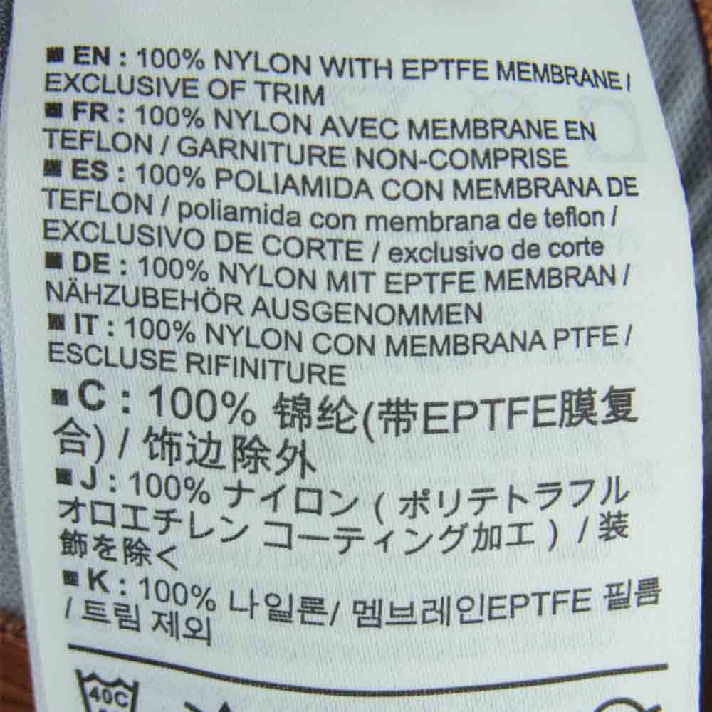 ARC'TERYX アークテリクス 21AW 25213 FRASER JACKET フレイザー ジャケット ナイロン 中国製 オレンジ系 S【極上美品】【中古】