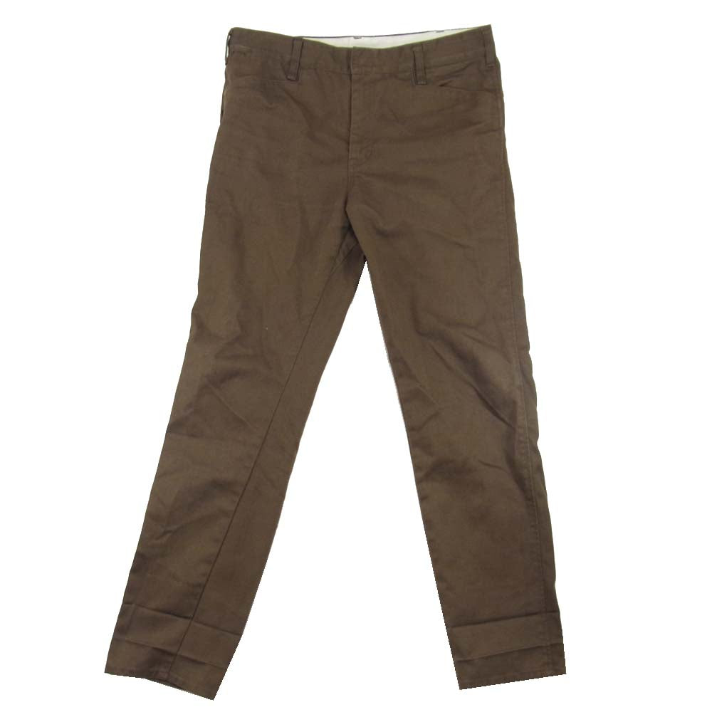 NEIGHBORHOOD ネイバーフッド 19SS 191SPNH-PTM02 WP. SLIM / EL-PT スリム パンツ ブラウン系 M【中古】