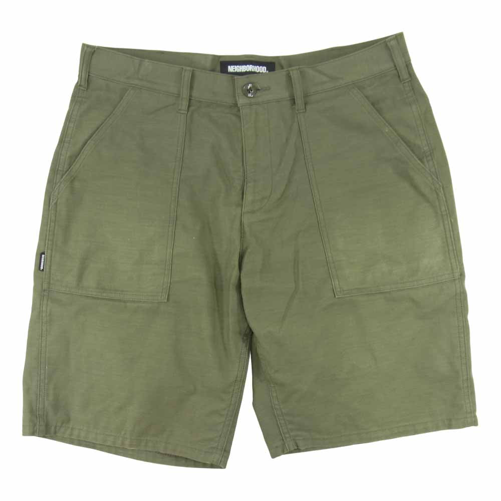 NEIGHBORHOOD ネイバーフッド 21SS 211YTNH-PTM02 BAKER / C-ST ベイカー ショート パンツ カーキ系 M【中古】