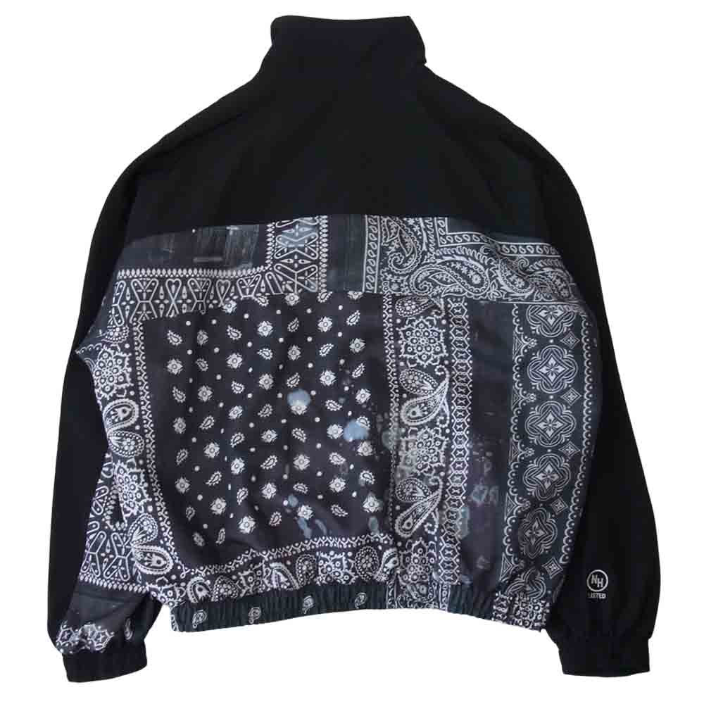 NEIGHBORHOOD ネイバーフッド 21AW 212AQNH-JKM03 BANDANA CHOPPED TRACK / E-JKT バンダナ トラック ジャケット ブラック系 M【新古品】【未使用】【中古】