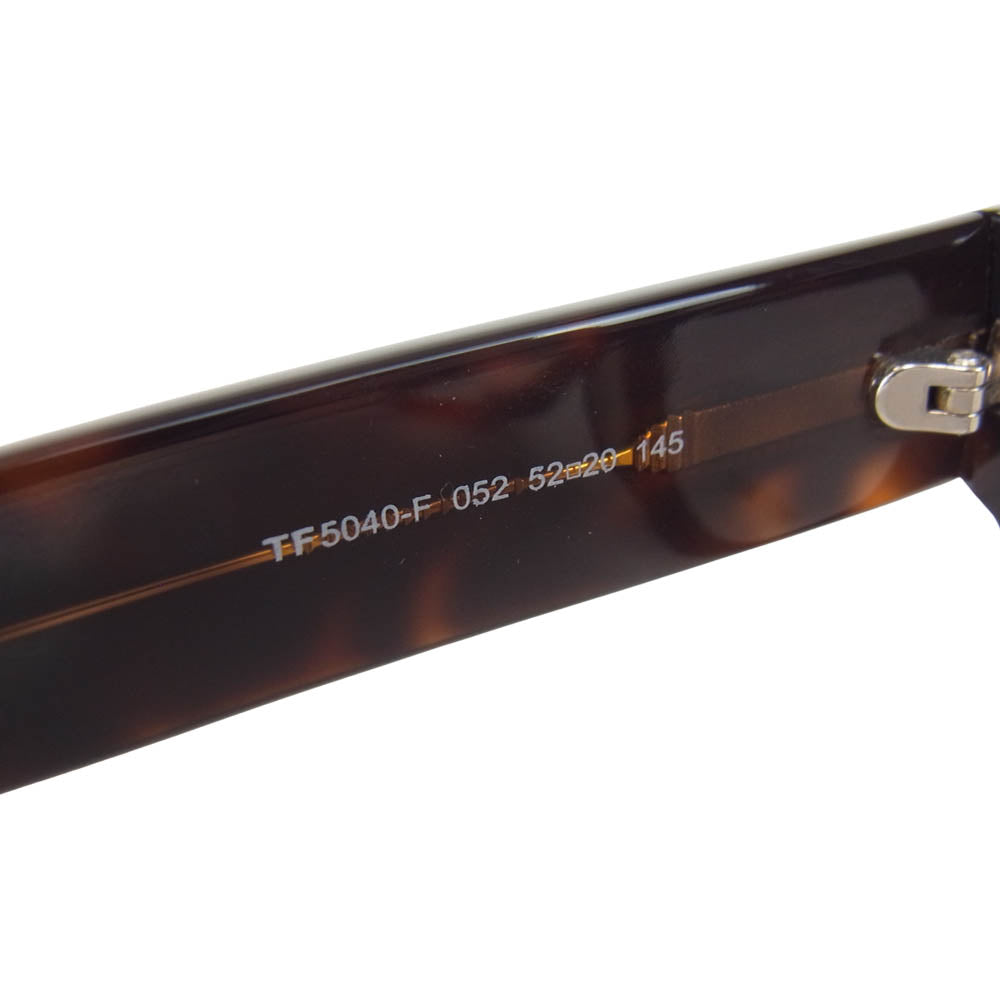 TOM FORD トムフォード tf5040-f メガネ アイウェア ブラウン系 52□20ー145【中古】