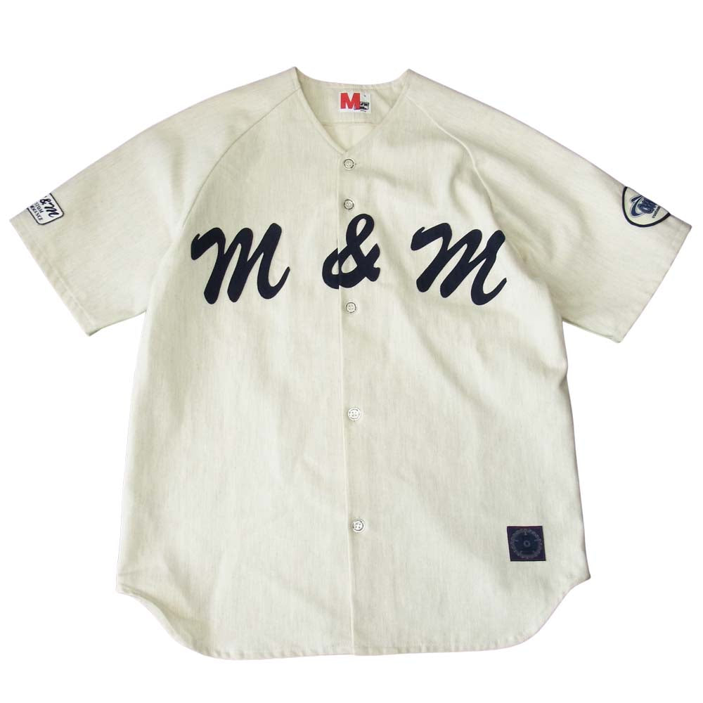 エムアンドエム ベースボール アイボリー系 M【中古】