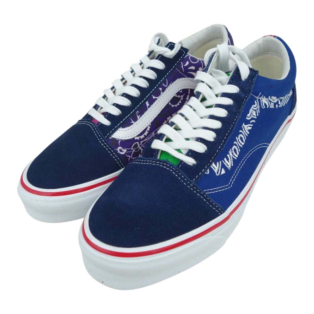 ベドウィン ×VANS OG OLD SKOOL LX バンズ オールド スクール マルチカラー系 ネイビー系 27ｃｍ【新古品】【未使用】【中古】