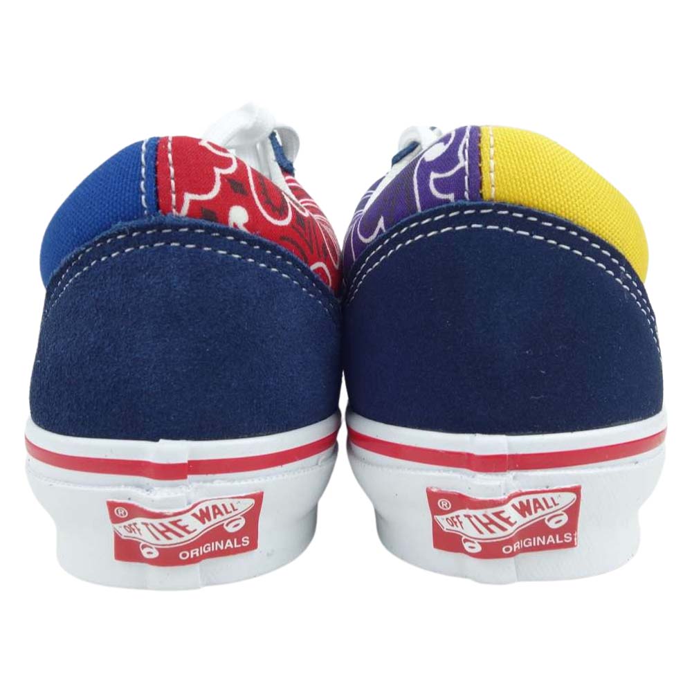 ベドウィン ×VANS OG OLD SKOOL LX バンズ オールド スクール マルチカラー系 ネイビー系 27ｃｍ【新古品】【未使用】【中古】