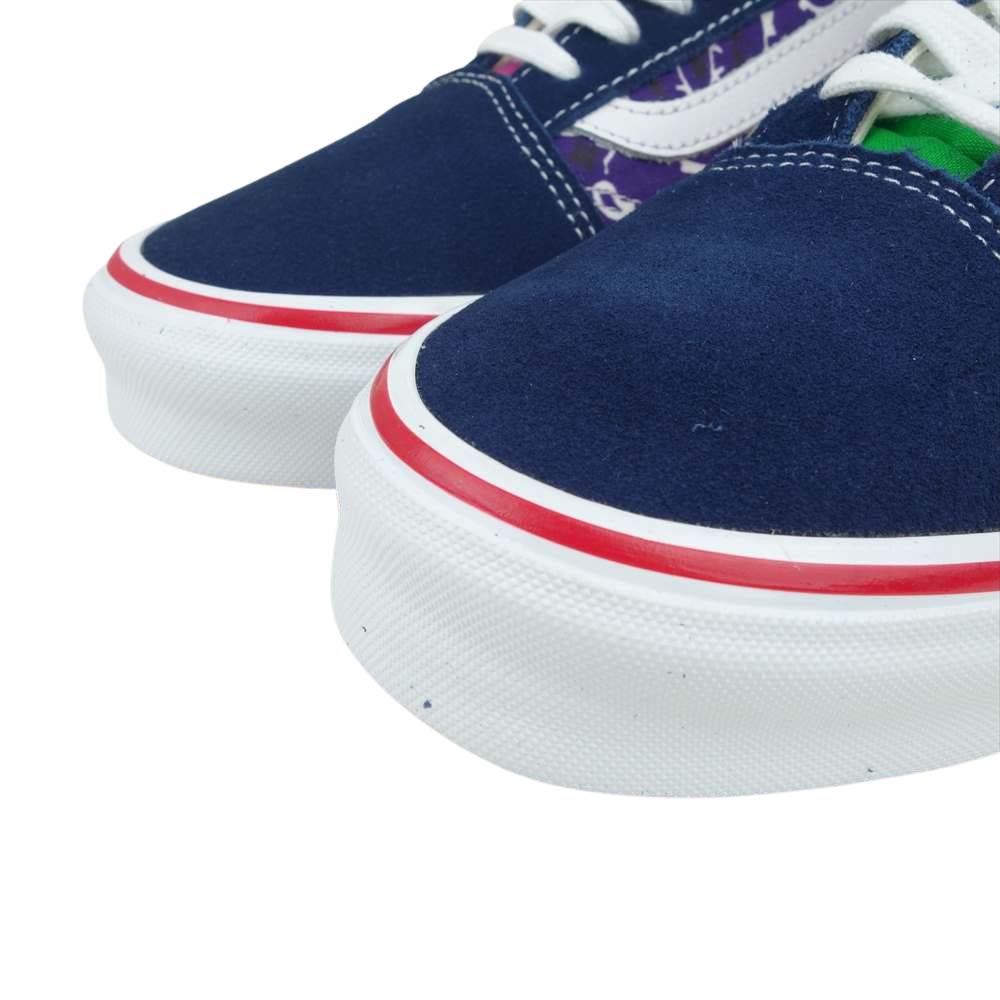 ベドウィン ×VANS OG OLD SKOOL LX バンズ オールド スクール マルチカラー系 ネイビー系 27ｃｍ【新古品】【未使用】【中古】