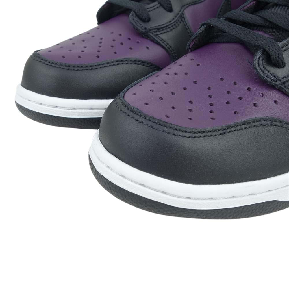 NIKE ナイキ 21SS dj0382-600 未使用 DUNK HI FRAGMENT DESIGN BEIJING ダンク ハイ フラグメント 北京 ブラック系 パープル系 27.5cm【極上美品】【中古】
