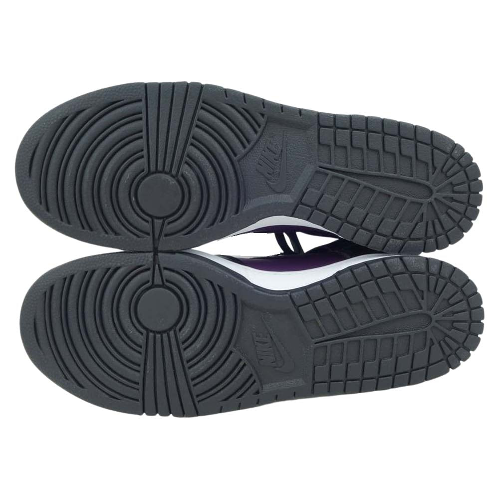 NIKE ナイキ 21SS dj0382-600 未使用 DUNK HI FRAGMENT DESIGN BEIJING ダンク ハイ フラグメント 北京 ブラック系 パープル系 27.5cm【極上美品】【中古】