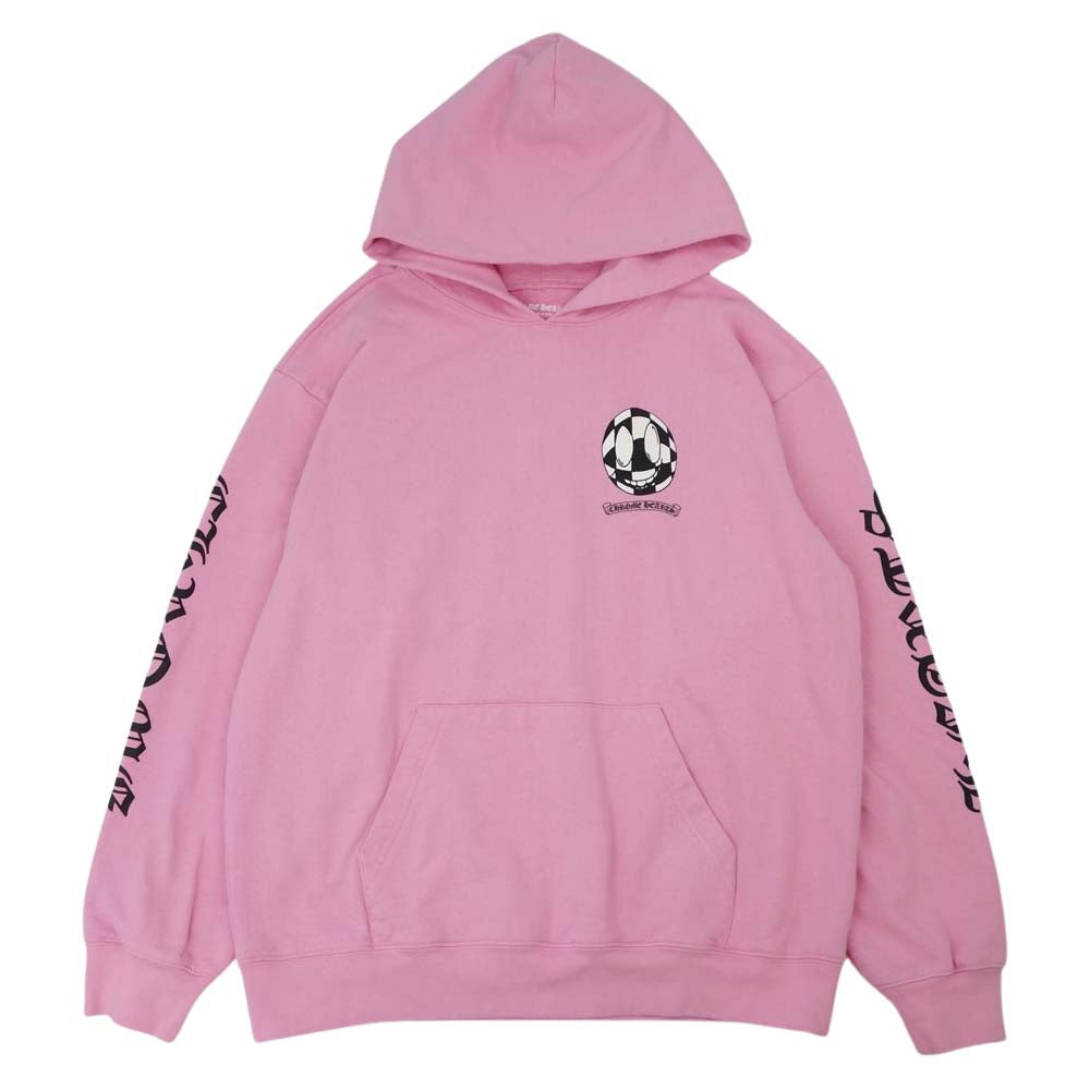 CHROME HEARTS クロムハーツ（原本無） 国内正規品 matty boy マッティ ボーイ バックプリント プルオーバー スウェット ピンク系 XXL【中古】