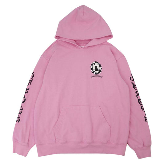 CHROME HEARTS クロムハーツ（原本無） 国内正規品 matty boy マッティ ボーイ バックプリント プルオーバー スウェット ピンク系 XXL【中古】