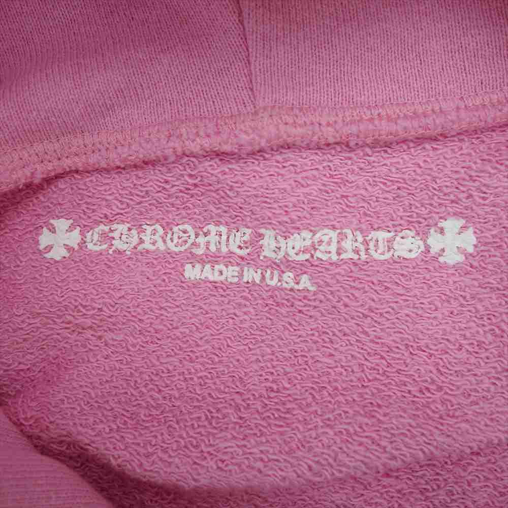 CHROME HEARTS クロムハーツ（原本無） 国内正規品 matty boy マッティ ボーイ バックプリント プルオーバー スウェット ピンク系 XXL【中古】