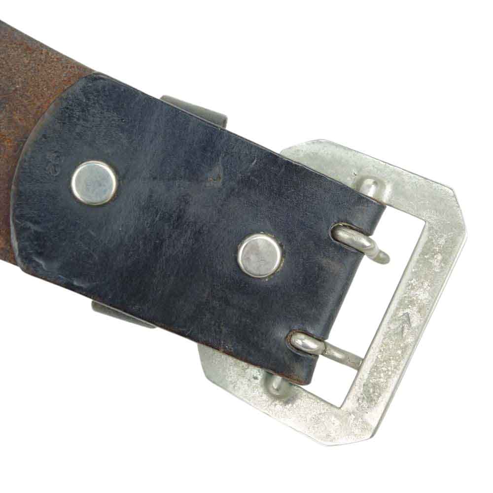 WOLF'S HEAD ウルフズヘッド CROSS BONE STUDS BELT クロス ボタン スタッズ ブラック系 32【中古】