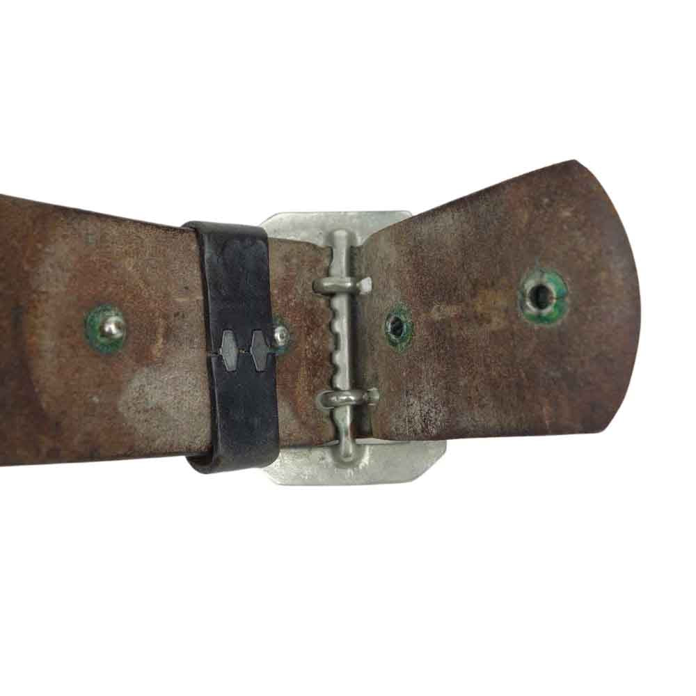 WOLF'S HEAD ウルフズヘッド CROSS BONE STUDS BELT クロス ボタン スタッズ ブラック系 32【中古】