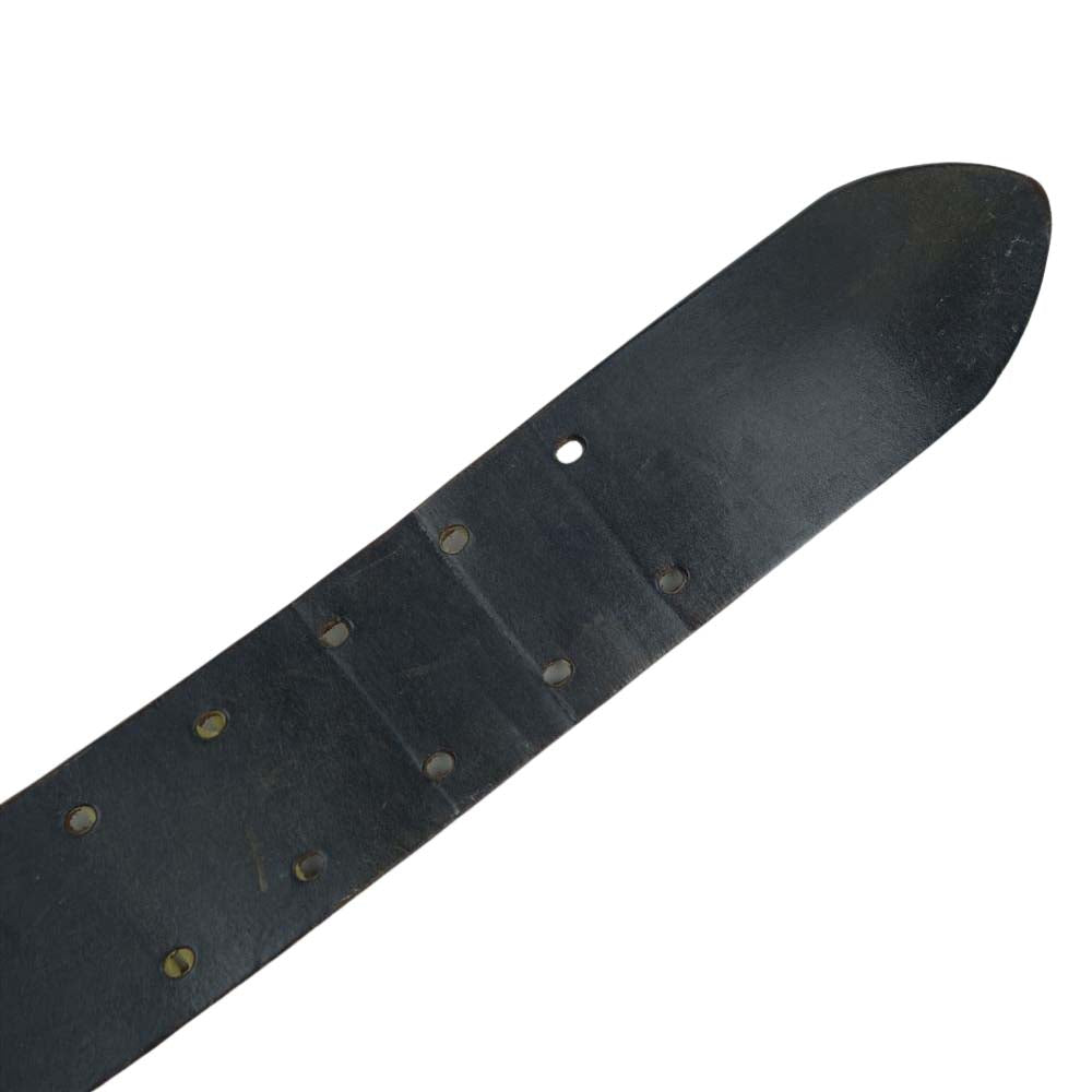 WOLF'S HEAD ウルフズヘッド CROSS BONE STUDS BELT クロス ボタン スタッズ ブラック系 32【中古】