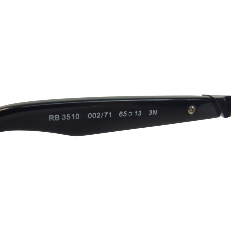 Ray-Ban レイバン ミラリジャパン 国内正規品 RB-3510 0RB3510 アイウェア 眼鏡 サングラス ブラック系 65□13【中古】