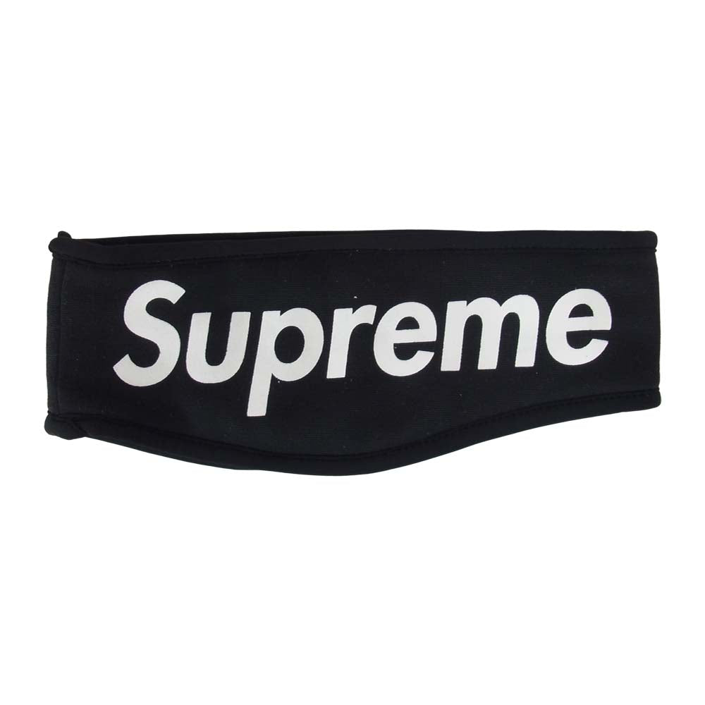 Supreme シュプリーム FLEECE HEADBAND フリース ヘッド バンド ヘアバンド ブラック系【中古】