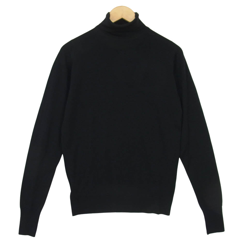 JOHN SMEDLEY ジョンスメドレー タートル ネック ブラック系 XS【中古】