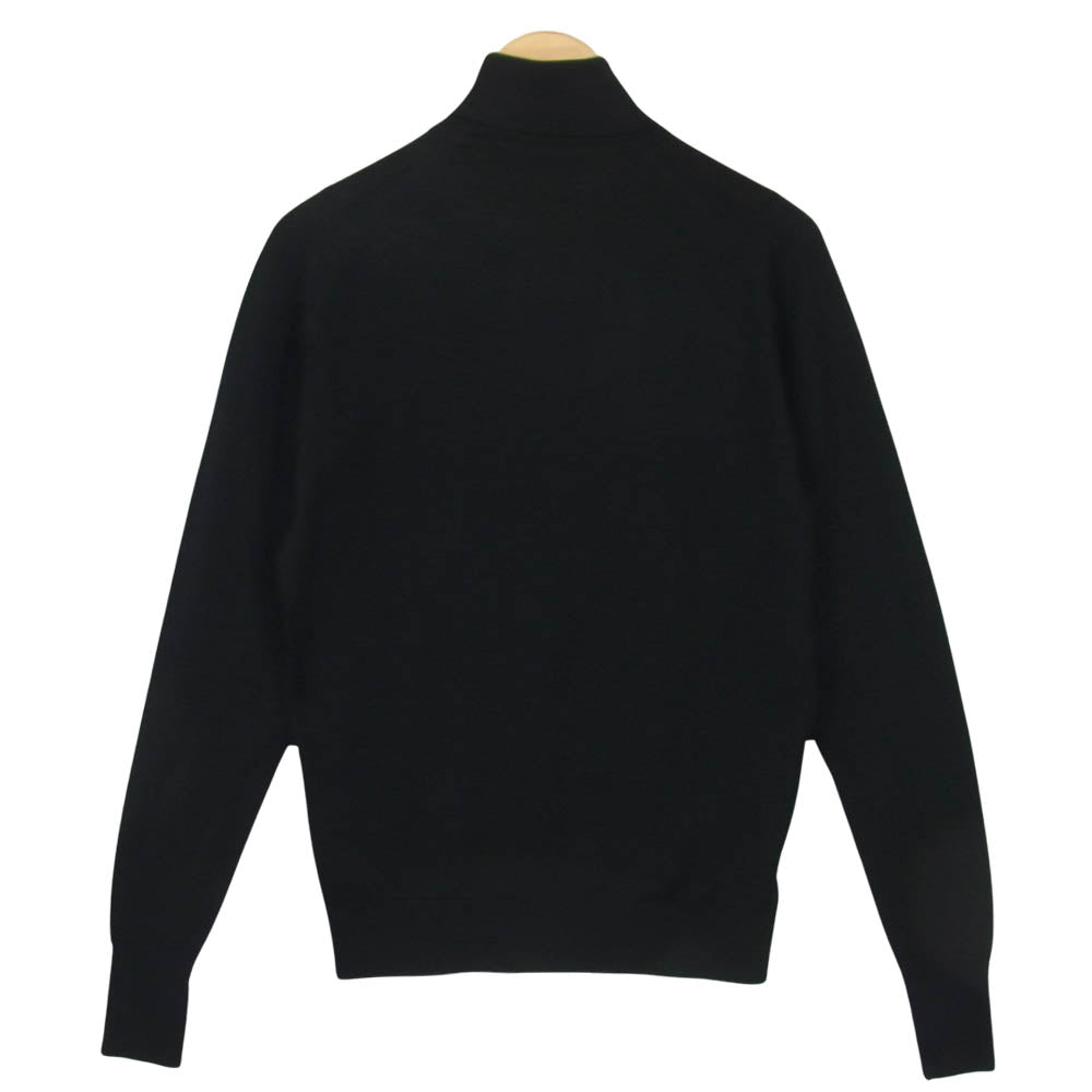 JOHN SMEDLEY ジョンスメドレー タートル ネック ブラック系 XS【中古】