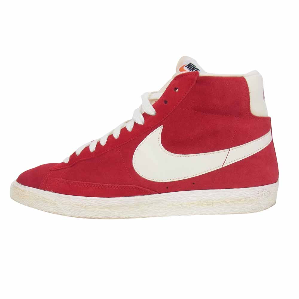 NIKE ナイキ 344344-611 BLAZER HI SUEDE VENT ブレザー ハイ スウェード ヴィンテージ 復刻 レッド系 28cm【中古】