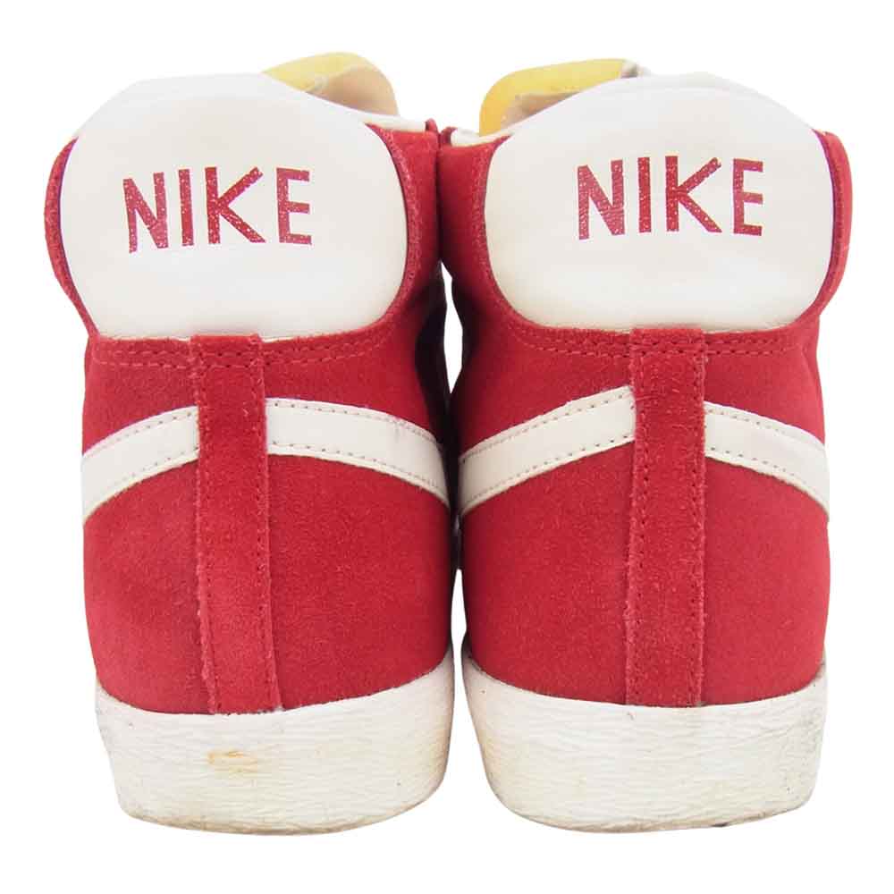 NIKE ナイキ 344344-611 BLAZER HI SUEDE VENT ブレザー ハイ スウェード ヴィンテージ 復刻 レッド系 28cm【中古】