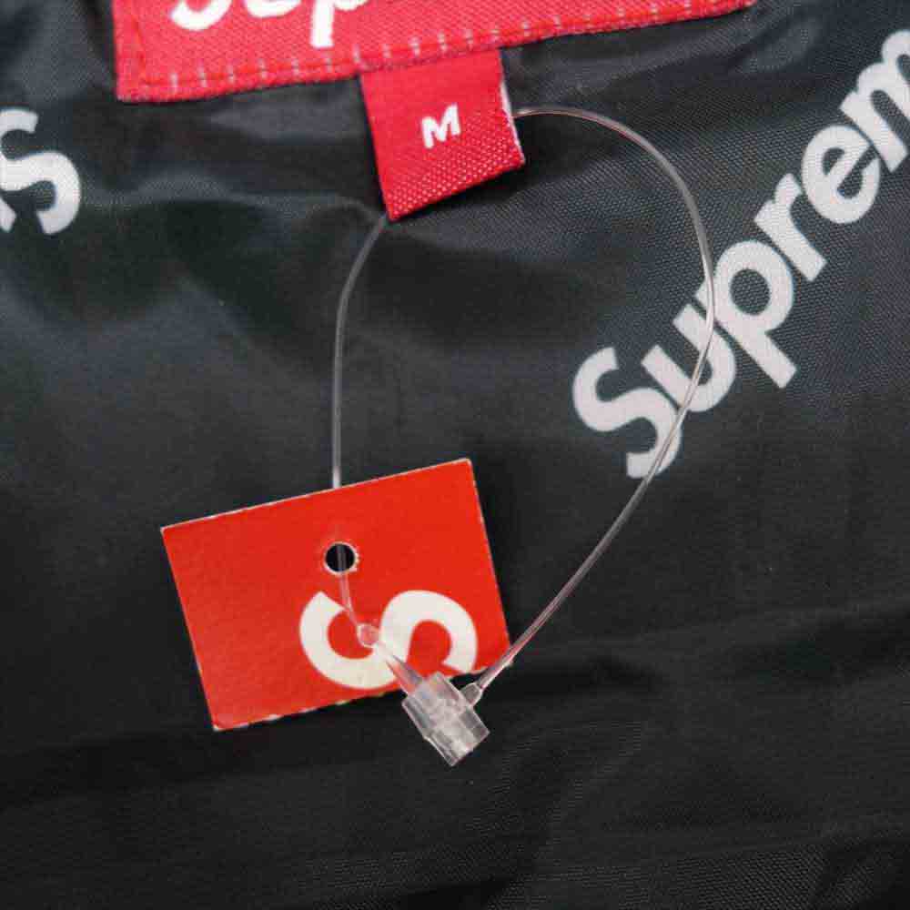 Supreme シュプリーム 17aw HOODED LOGO HALF ZIP POLLOVER ハーフ ジップ プルオーバ－ パーカー ブラック系 M【中古】