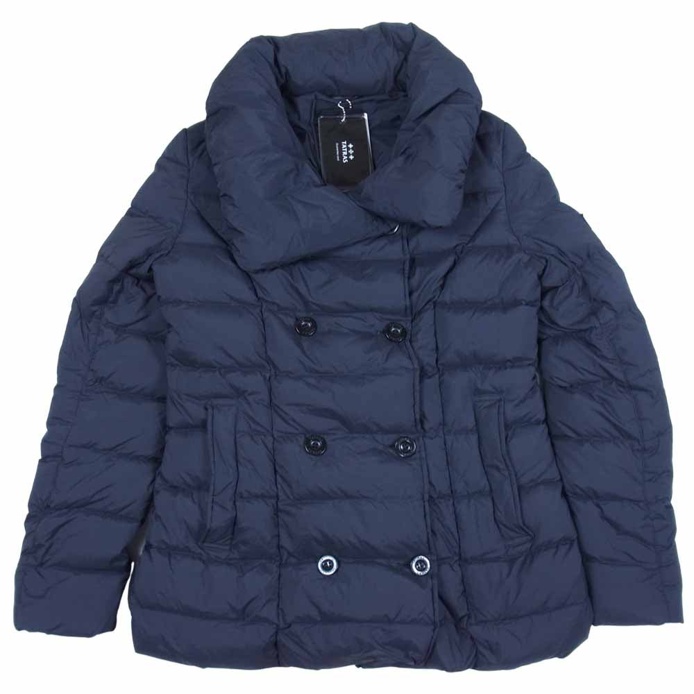 TATRAS タトラス 19AW LTA19A4698 国内正規品 LORENZANA ロレンザナ ダブルボタン ダウンジャケット ブラック系 2【美品】【中古】