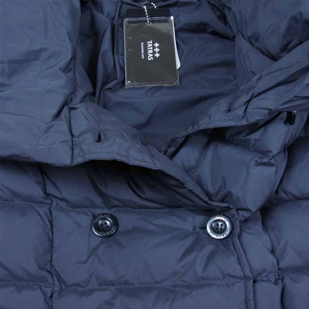 TATRAS タトラス 19AW LTA19A4698 国内正規品 LORENZANA ロレンザナ ダブルボタン ダウンジャケット ブラック系 2【美品】【中古】