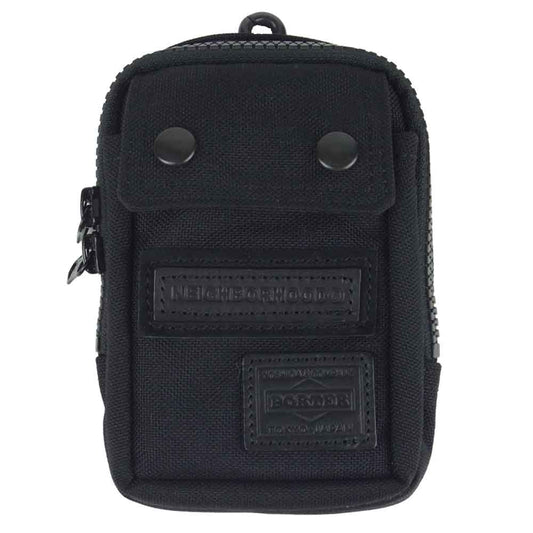 NEIGHBORHOOD ネイバーフッド 212YSPTN-AC05 PORTER NHPT . MULTI POUCH / N-CASE ポーター マルチ ポーチ ブラック系 F【新古品】【未使用】【中古】