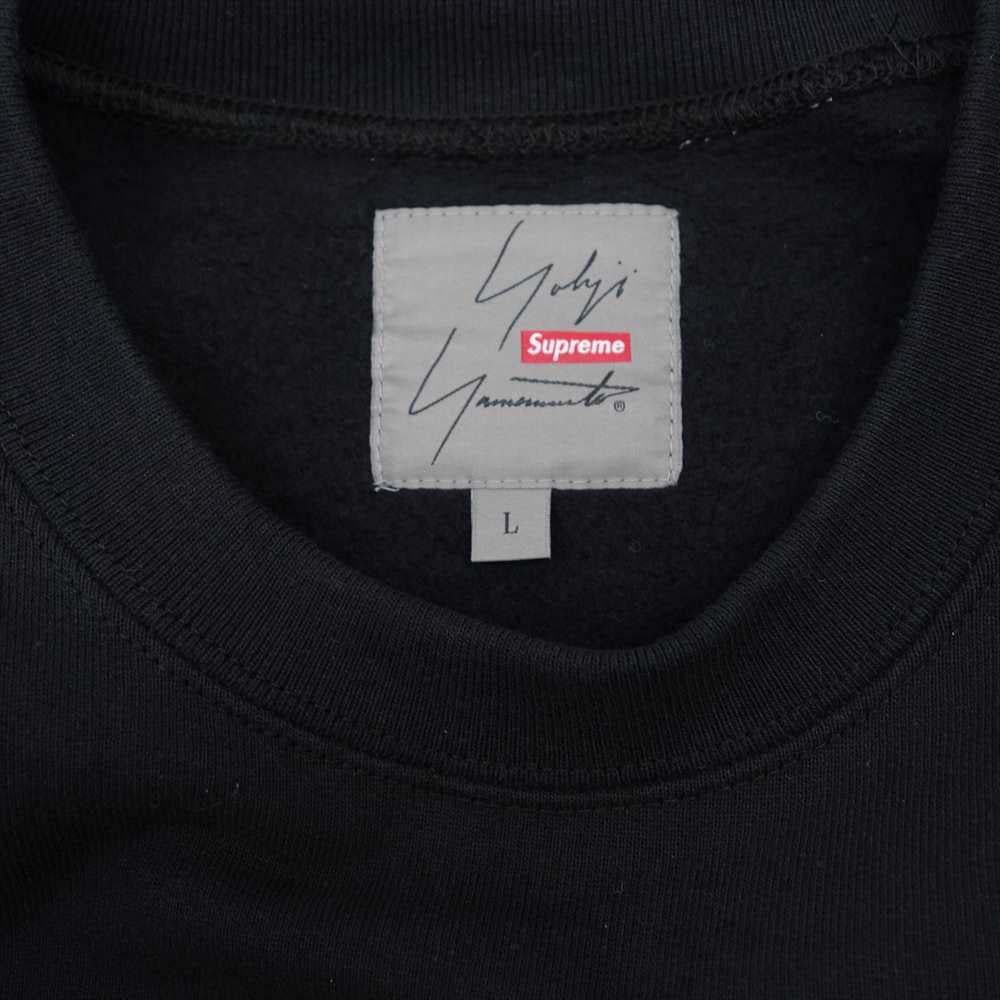 Supreme シュプリーム 20AW × Yohji Yamamoto Crew neck ヨウジ ヤマモト クルー ネック ブラック系 L【中古】