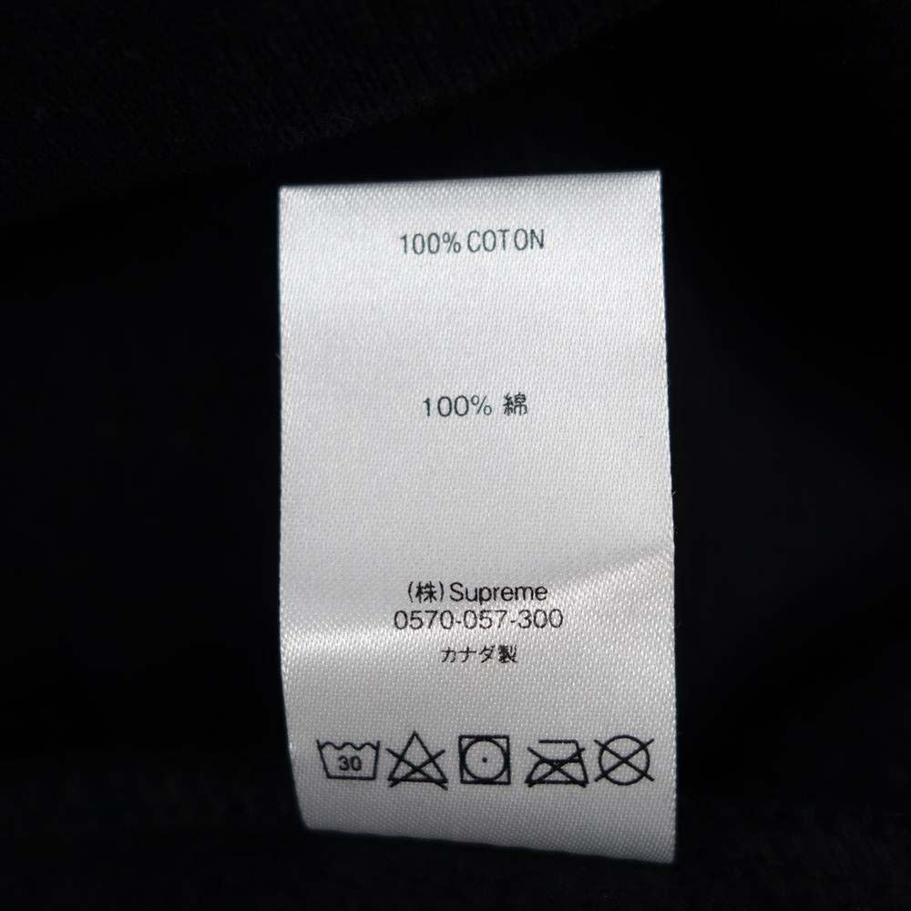Supreme シュプリーム 20AW × Yohji Yamamoto Crew neck ヨウジ ヤマモト クルー ネック ブラック系 L【中古】