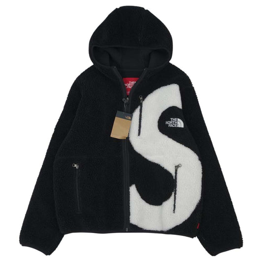 Supreme シュプリーム 20AW × The North Face S Logo Hooded Fleece Jacket ノースフェイス エス ロゴ  ブラック系 M【新古品】【未使用】【中古】