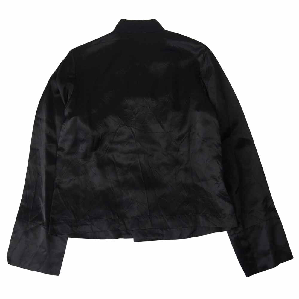 BLACK COMME des GARCONS ブラックコムデギャルソン 1C-J038 チャイナ シャツ ジャケット ブラック系 XS【新古品】【未使用】【中古】