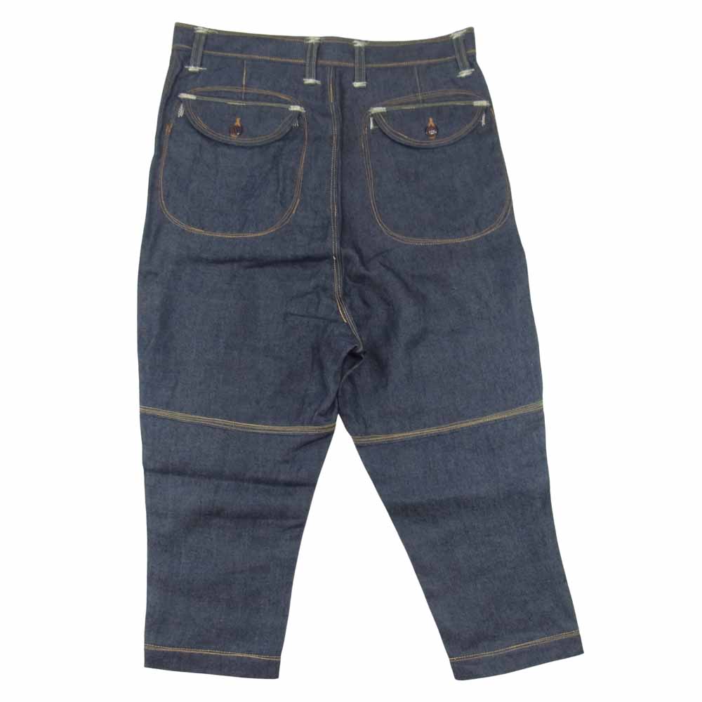 JUNYA WATANABE COMME des GARCONS MAN ジュンヤワタナベコムデギャルソンマン WG-P025 リネン ステッチ デニム パンツ インディゴブルー系 XS【新古品】【未使用】【中古】
