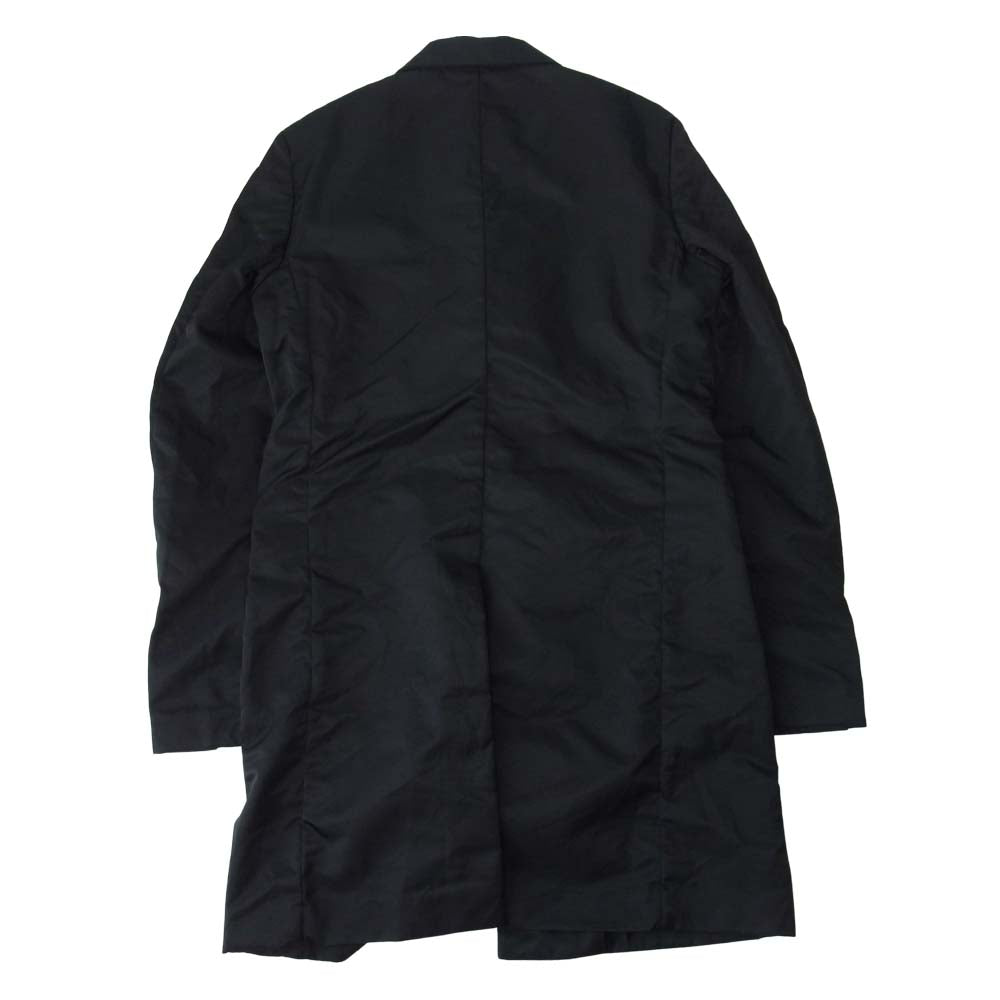 BLACK COMME des GARCONS ブラックコムデギャルソン 1C-J040 ナイロン ロング コート ブラック系 M【新古品】【未使用】【中古】