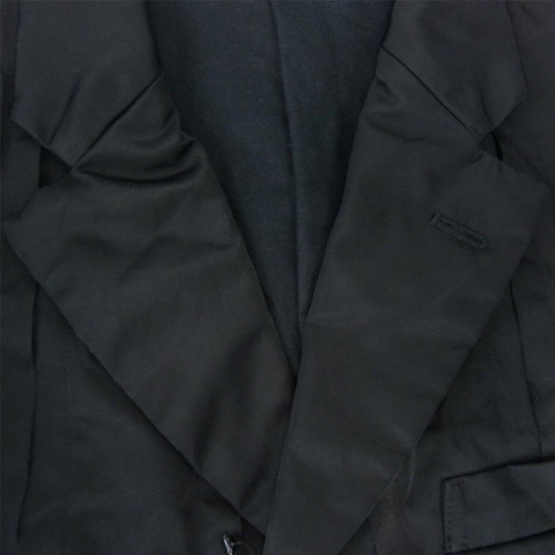 BLACK COMME des GARCONS ブラックコムデギャルソン 1C-J040 ナイロン ロング コート ブラック系 M【新古品】【未使用】【中古】