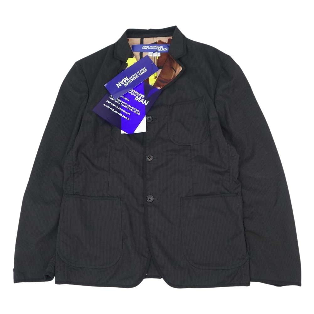 JUNYA WATANABE COMME des GARCONS MAN ジュンヤワタナベコムデギャルソンマン WG-J013 PLAY BOY プレイボーイ グラフィック プリント 3B ジャケット ブラック系 M【新古品】【未使用】【中古】