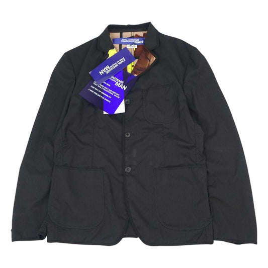 JUNYA WATANABE COMME des GARCONS MAN ジュンヤワタナベコムデギャルソンマン WG-J013 PLAY BOY プレイボーイ グラフィック プリント 3B ジャケット ブラック系 M【新古品】【未使用】【中古】