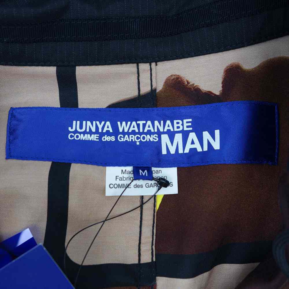 JUNYA WATANABE COMME des GARCONS MAN ジュンヤワタナベコムデギャルソンマン WG-J013 PLAY BOY プレイボーイ グラフィック プリント 3B ジャケット ブラック系 M【新古品】【未使用】【中古】