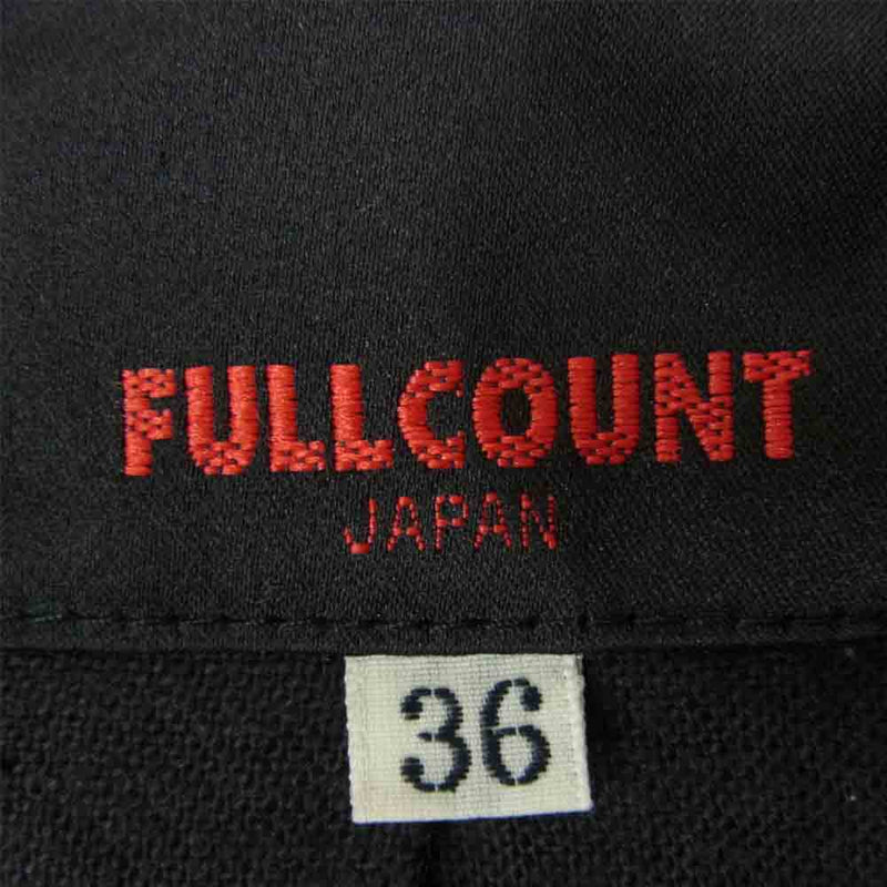FULLCOUNT フルカウント カウハイド シングル レザー ライダース ジャケット ブラック系 36【中古】