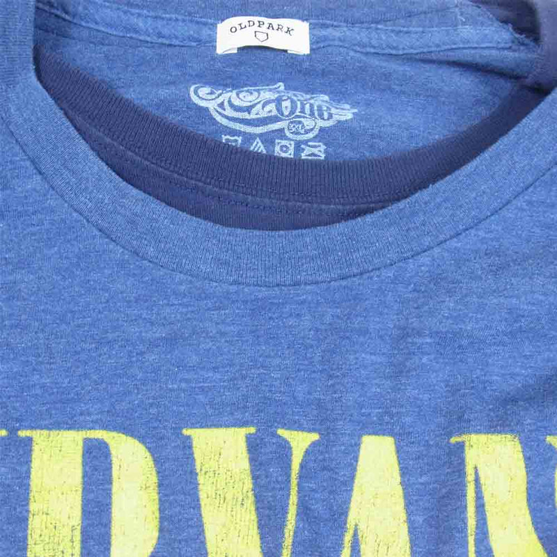オールドパーク NIRVANA ニルヴァーナ 再構築 リメイク S/S Tシャツ ネイビー系 FREE【中古】