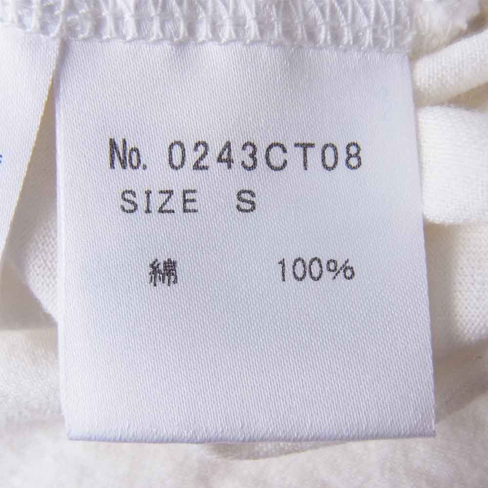HYSTERIC GLAMOUR ヒステリックグラマー 0243CT08 LABEL Tシャツ ホワイト系 S【中古】