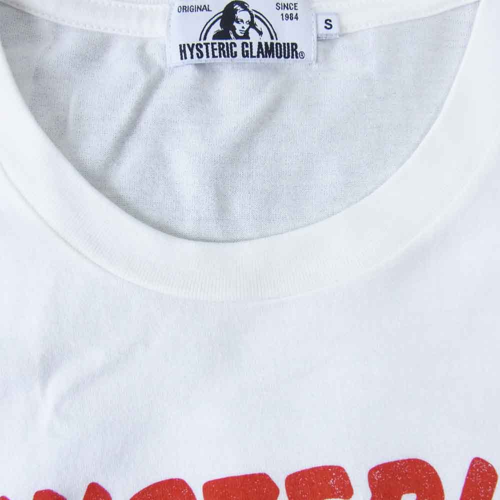 HYSTERIC GLAMOUR ヒステリックグラマー 0261CT10 EXOTIC PHOTOS ガール プリント Tシャツ ホワイト系 S【美品】【中古】