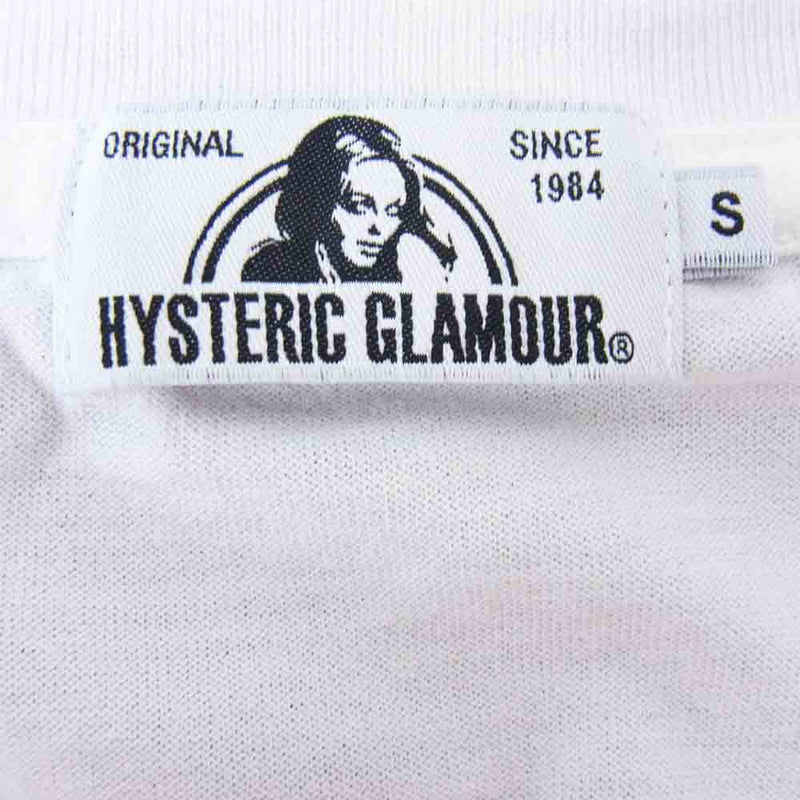 HYSTERIC GLAMOUR ヒステリックグラマー 0261CT10 EXOTIC PHOTOS ガール プリント Tシャツ ホワイト系 S【美品】【中古】