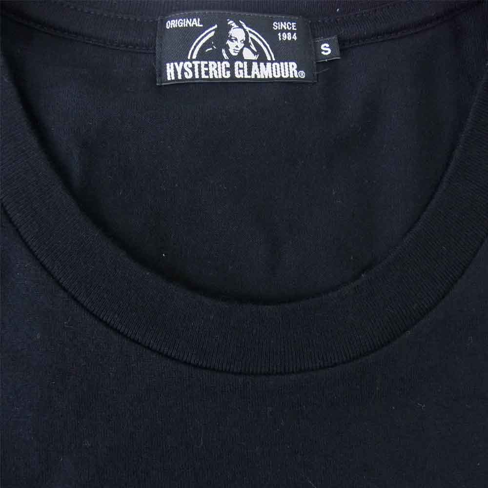 HYSTERIC GLAMOUR ヒステリックグラマー 0261CT10 EXOTIC PHOTOS ガール プリント Tシャツ ブラック系 S【美品】【中古】